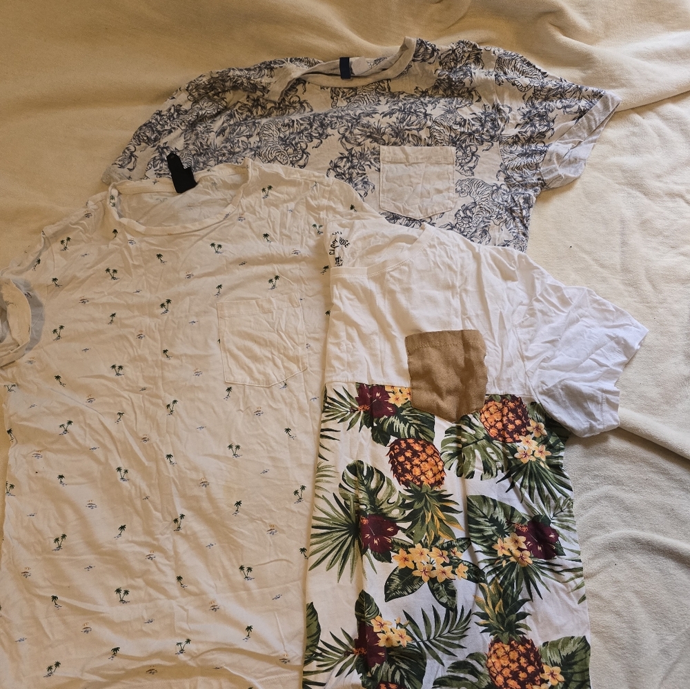 3 large shirts